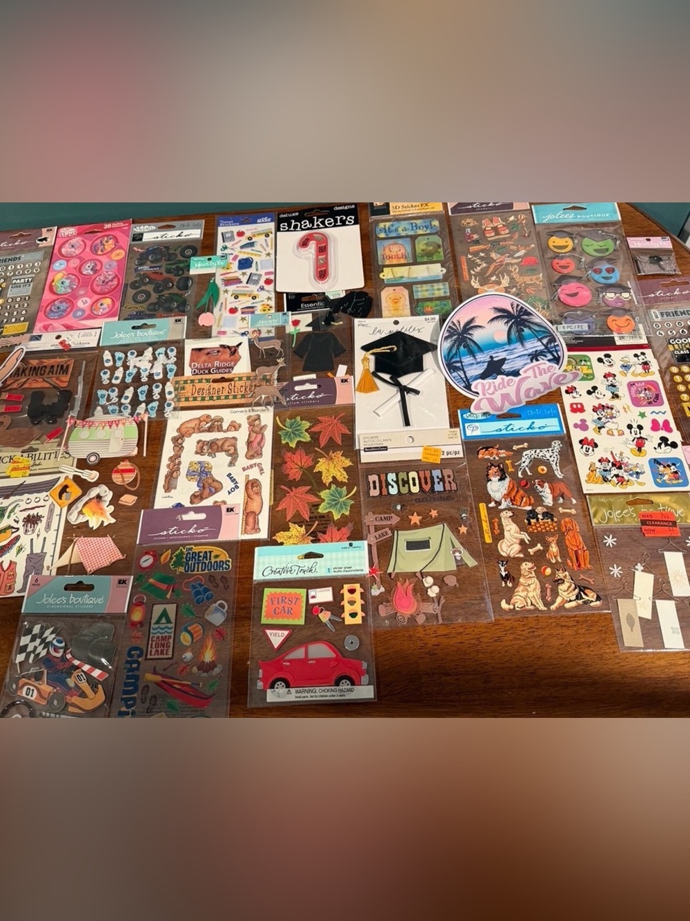 Jolees Boutique, Sticko, Disney and so many more! Sticker lot #9